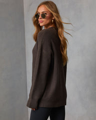 Warm Latte Oversized Cardigan