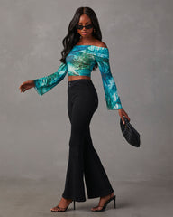 Becka Mesh Off The Shoulder Top