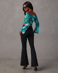 Becka Mesh Off The Shoulder Top