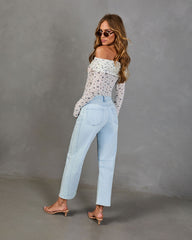 Free Cove Super Stretch High Rise Barrel Jeans