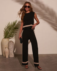 Cool Again Contrast Trim Top