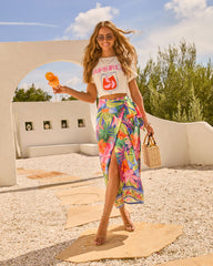 Darla Wrap Midi Skirt
