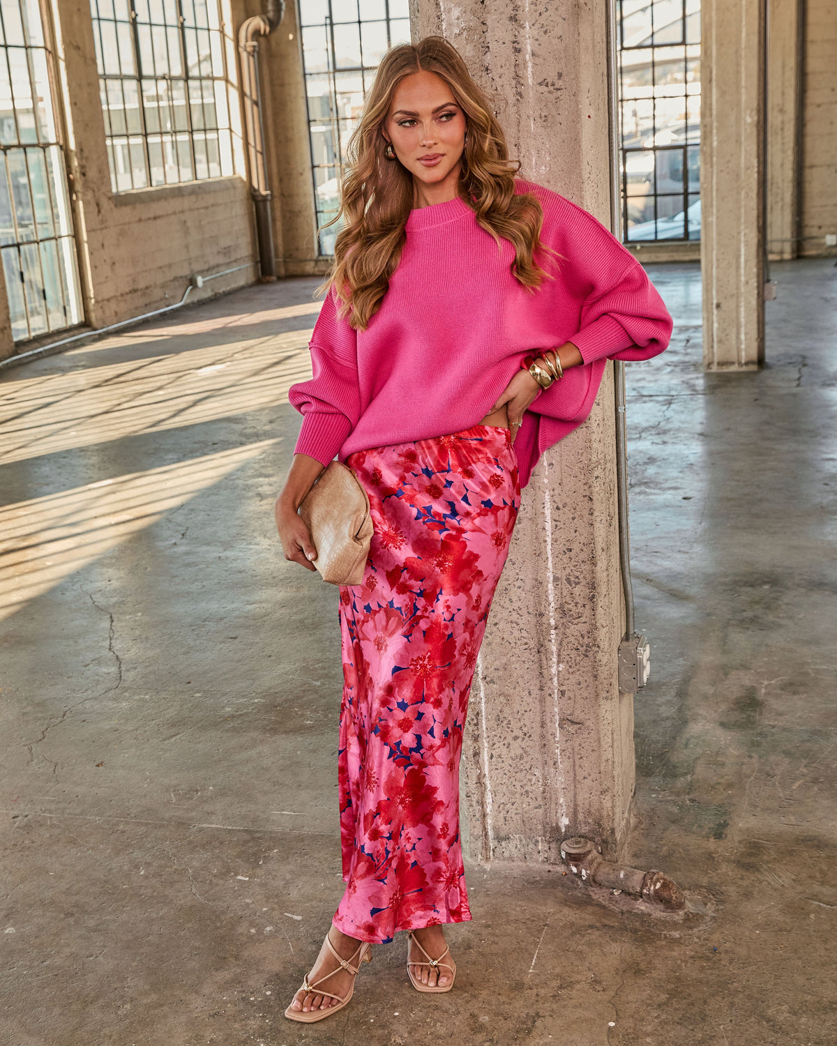 Elouise Knit Oversized Pullover Sweater