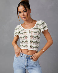 Maelis Knit Crop Cardigan
