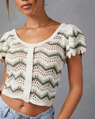 Maelis Knit Crop Cardigan