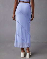 Markella Lettuce Trim Midi Skirt