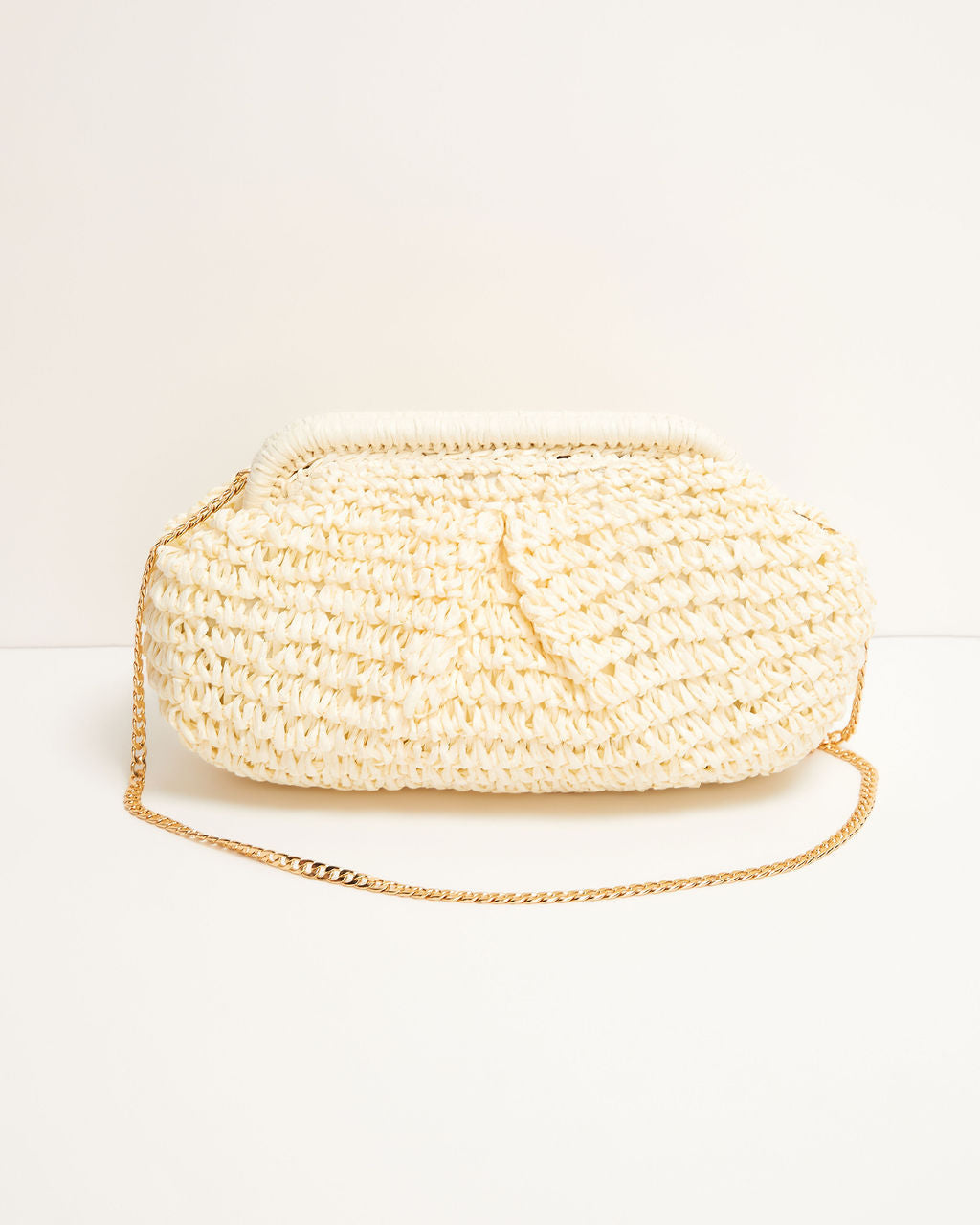 Poolside Straw Pouch Clutch