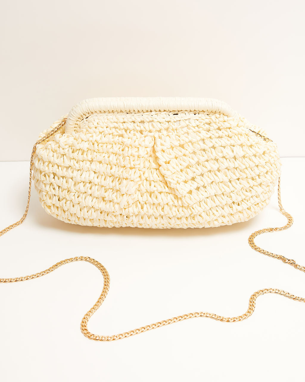 Poolside Straw Pouch Clutch