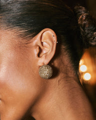 Party Lights Rhinestone Bauble Stud Earrings