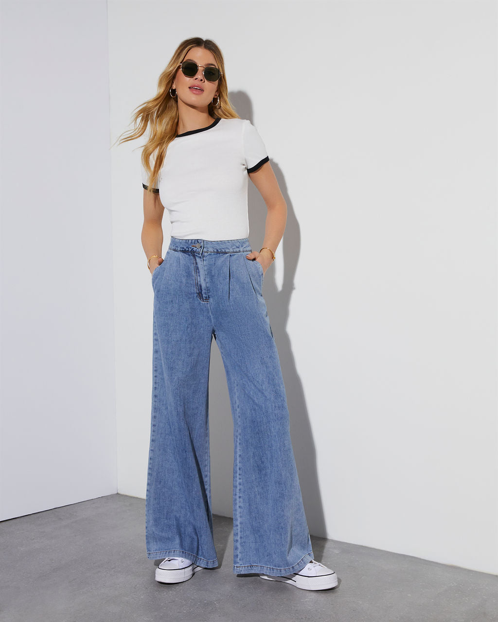 Living Life Ribbed Short Sleeve Top