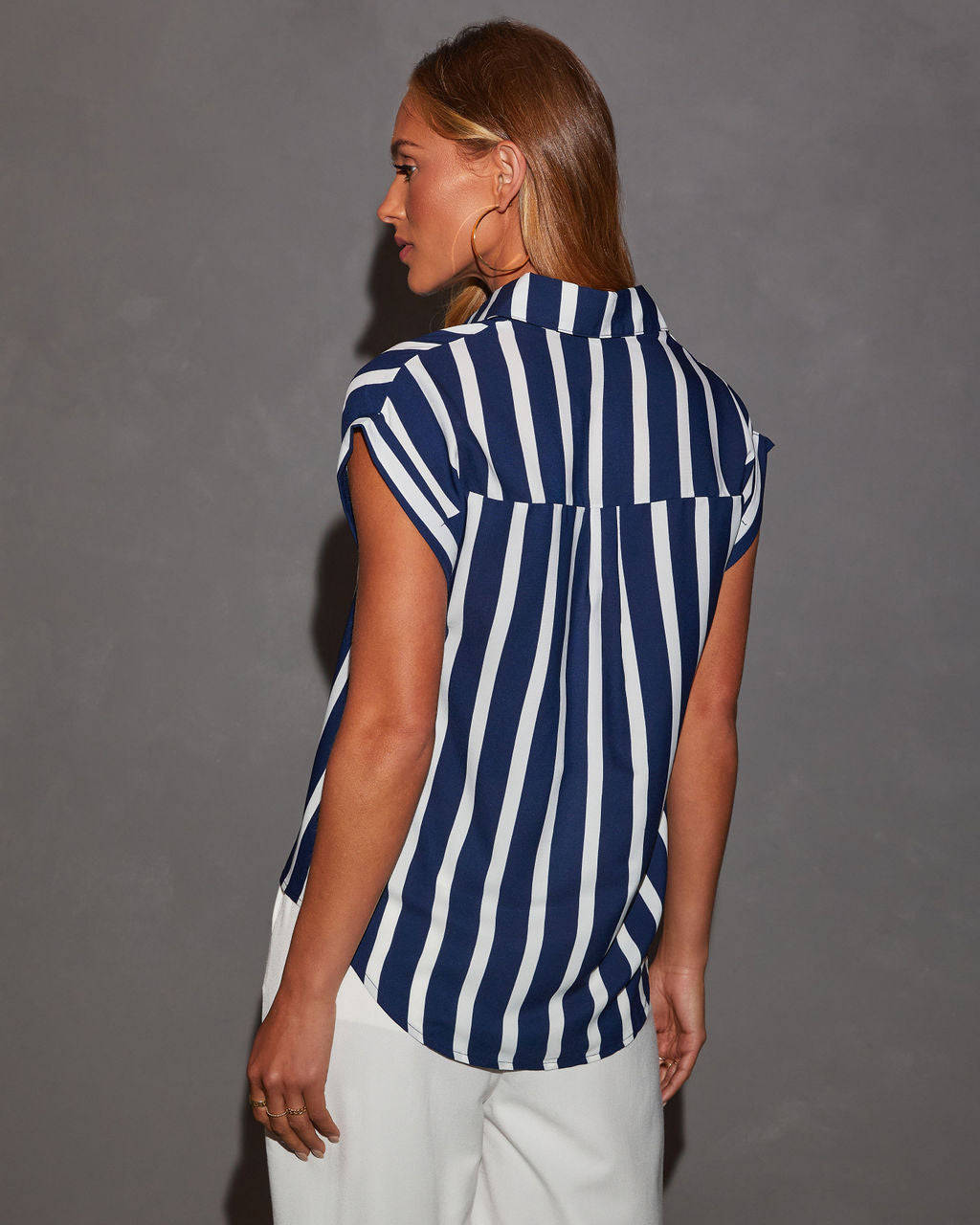 Oh Captain Button Down Top