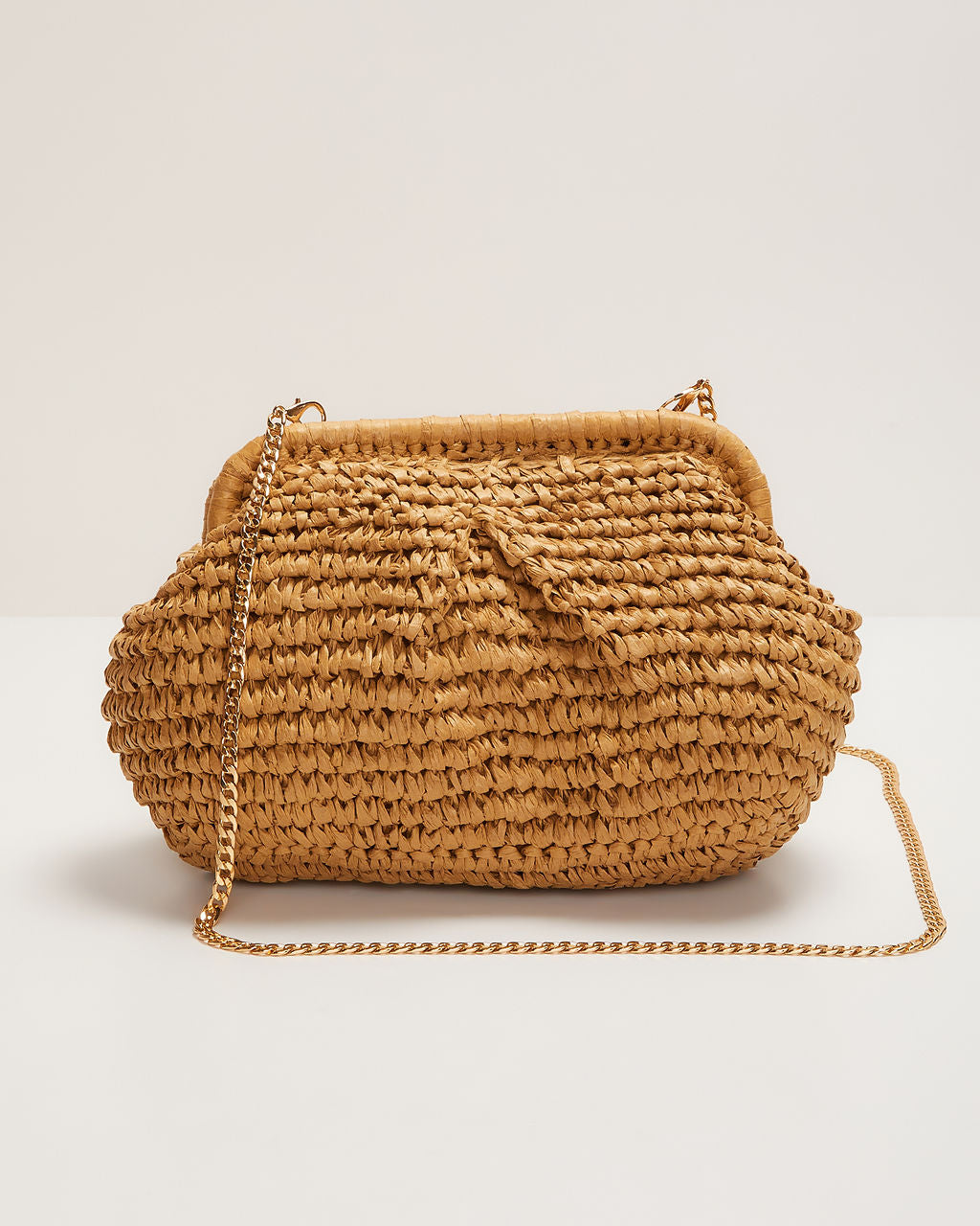 Poolside Straw Pouch Clutch