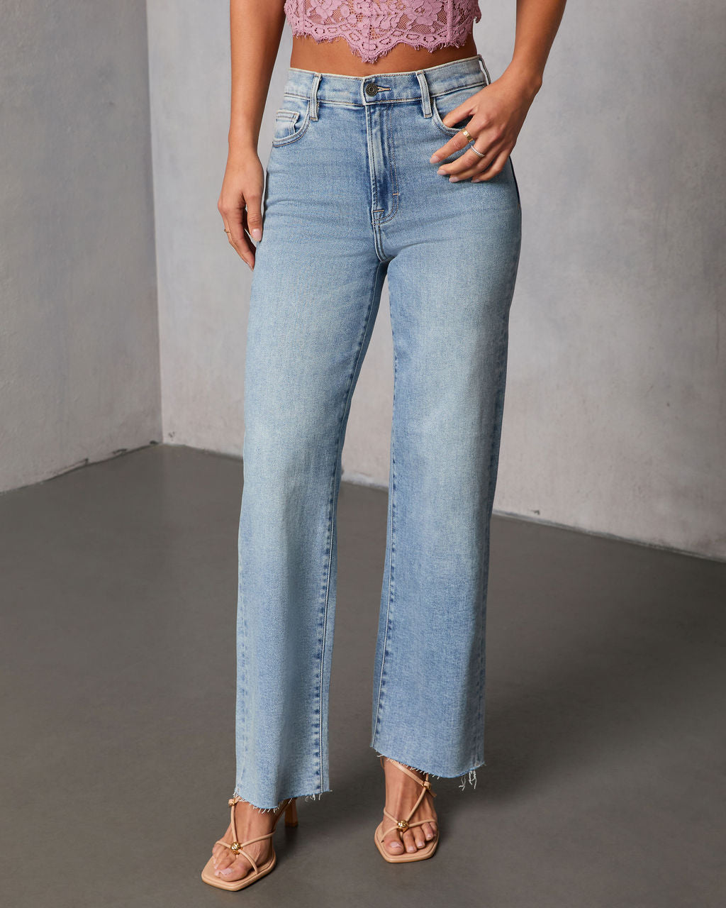 VICI Icon Super Stretch High Rise Straight Jeans