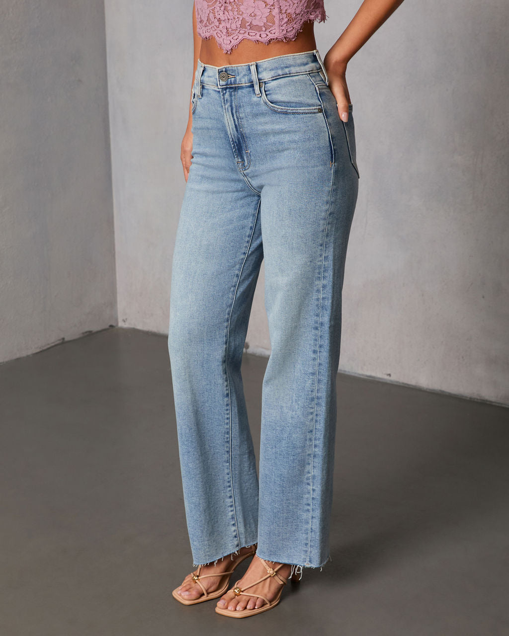 VICI Icon Super Stretch High Rise Straight Jeans