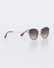 Milly Aviator Sunglasses With Trim