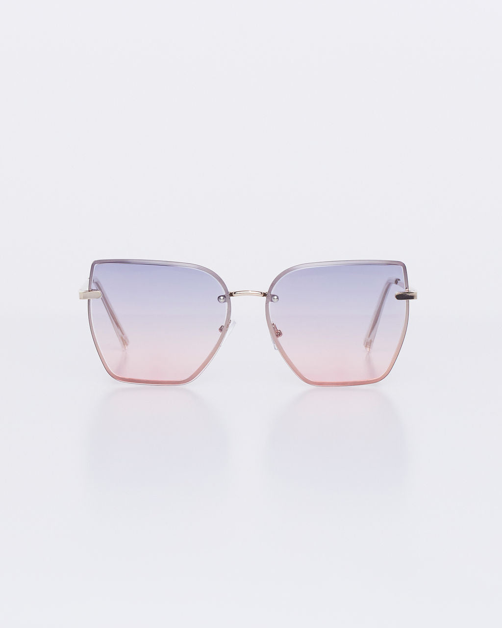 Hollywood Frameless Square Sunglasses