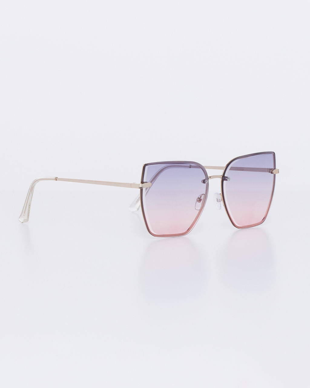Hollywood Frameless Square Sunglasses