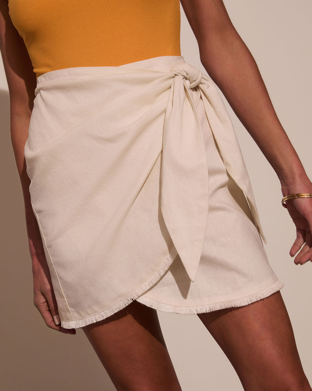 Marisol Wrap Mini Skirt