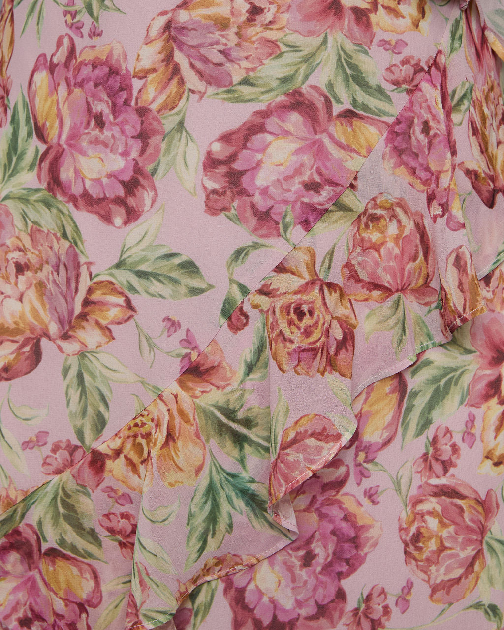 Garden Bliss Floral Tiered Midi Dress