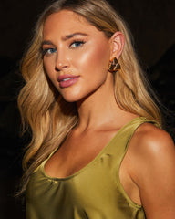 Glam Time Triangle Stud Earrings