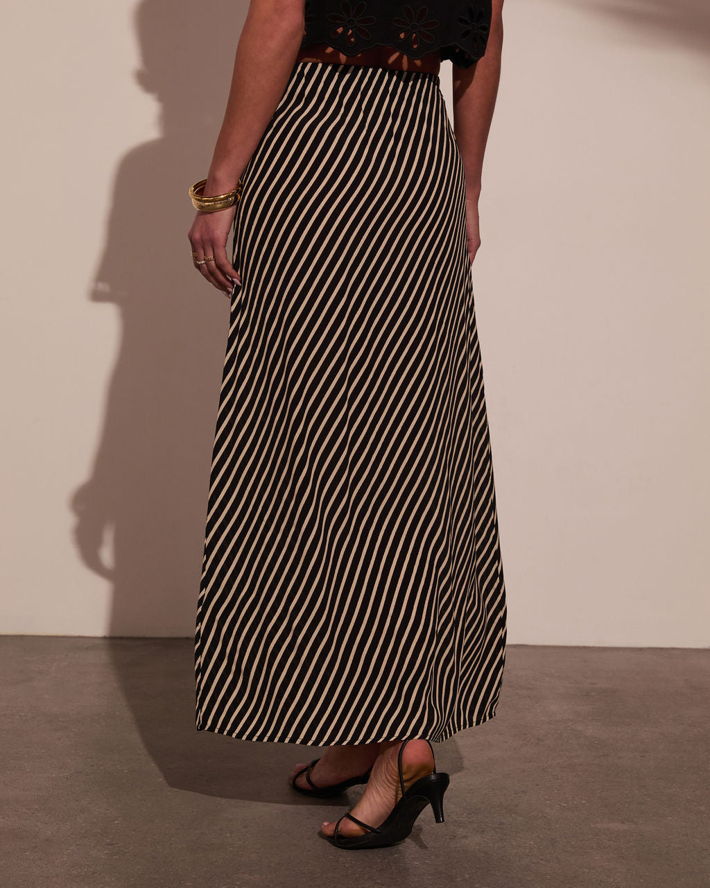 Sweet Haven Striped Maxi Skirt