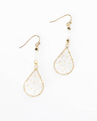 Nylah Dainty Beaded Drop Earrings