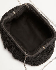 Poolside Straw Pouch Clutch