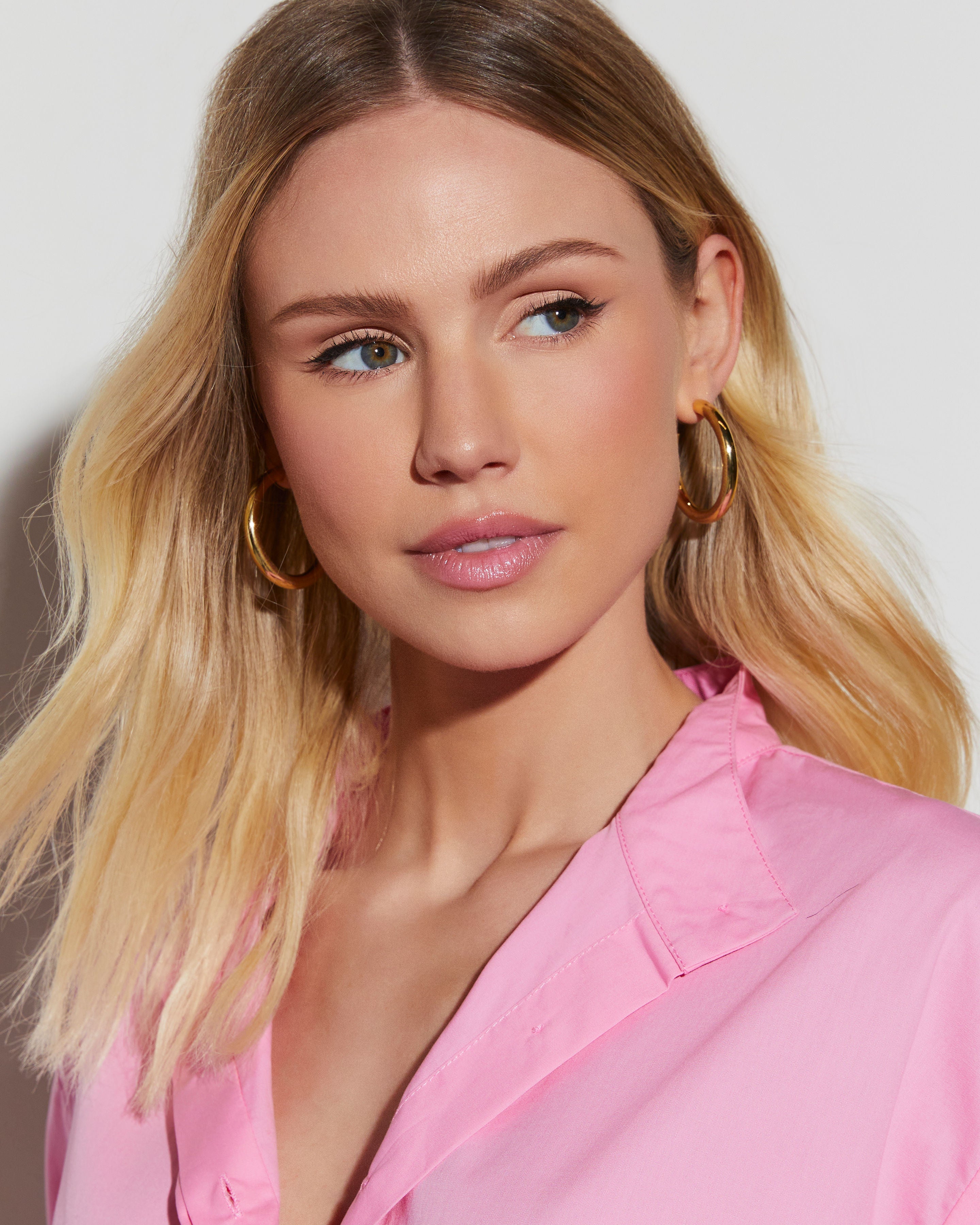 Deanna Chunky Large Hoop Earrings