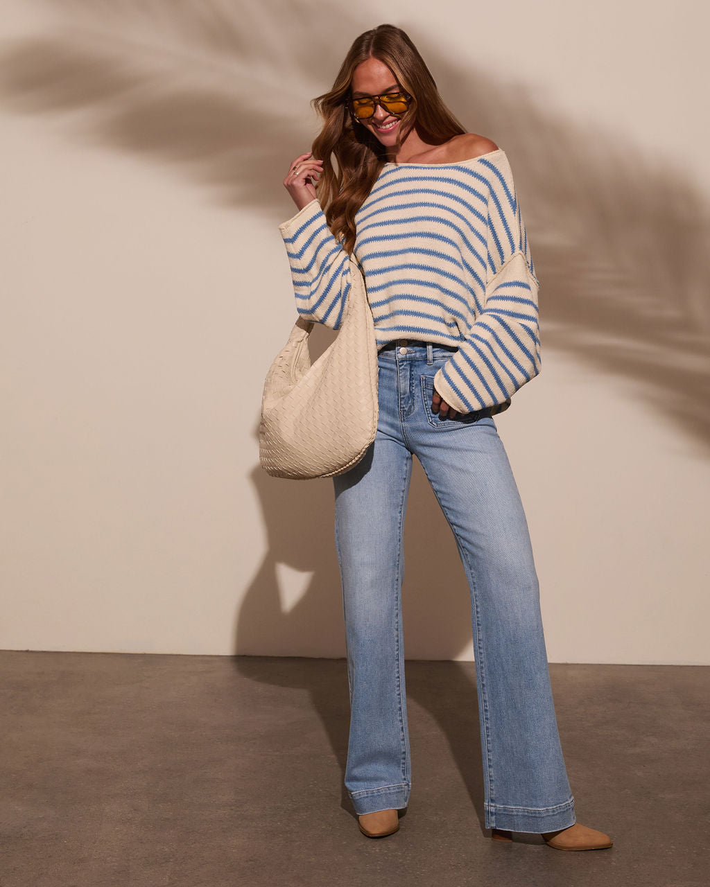 Pippa Striped Knit Sweater