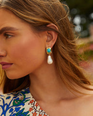 Tidal 18k Gold Plated Drop Earrings