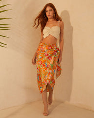Elizia Smocked Crop Top