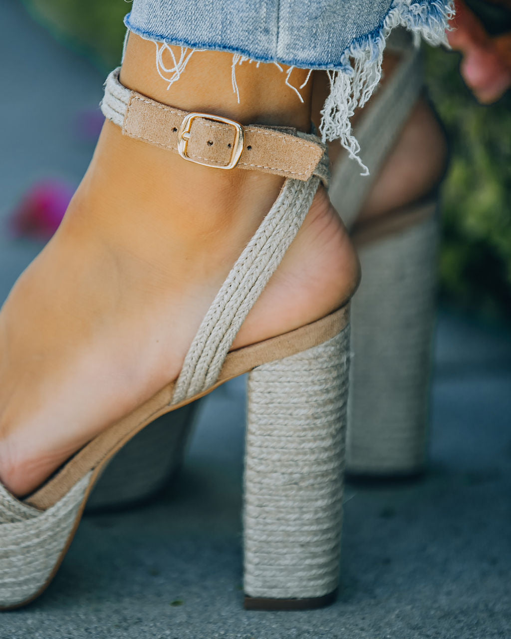 Willow Heeled Platform Sandal