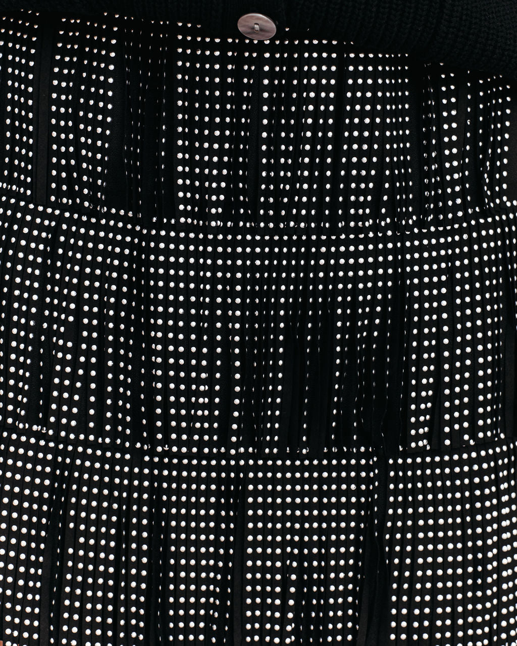Zoie Studded Fringe Mini Skirt